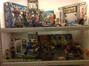 Vintage wrestling figures from WWE/F and the now defunct WCW