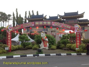A landmark Cat Monument in Kuching City Center